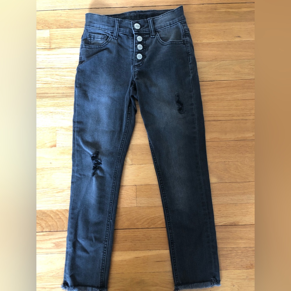 Justice Skinny Jeggings Button fly